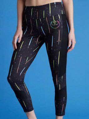 Her Universe Star Wars Lightsabers Capri Active Leggings - Small